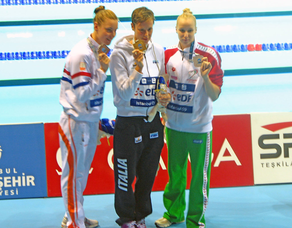 Federica Pellegrini agli Europei di Nuoto